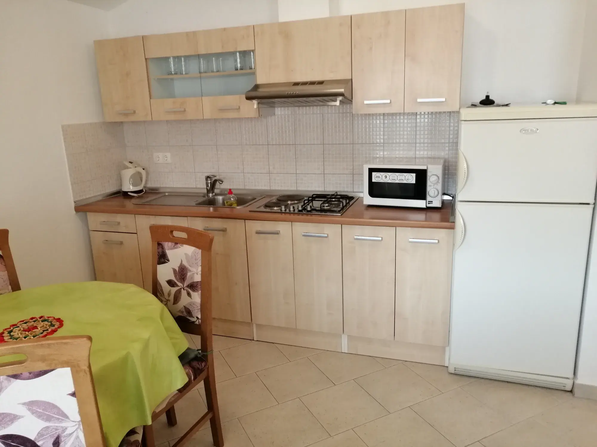 Apartman A3, Opremljena kuhinja